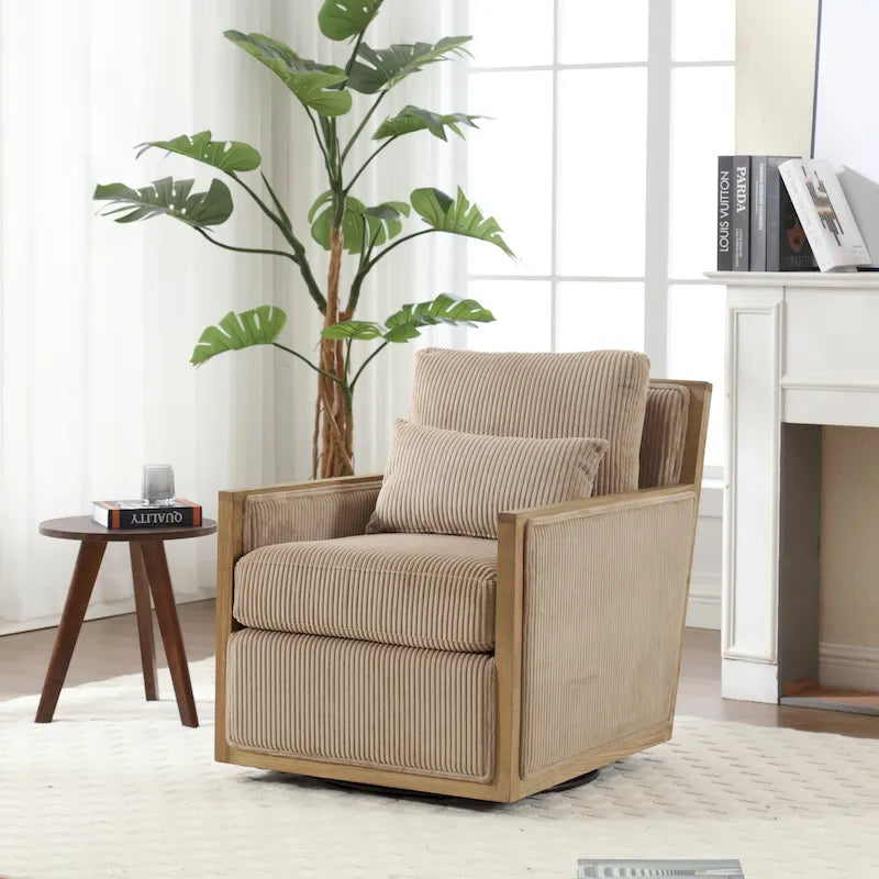 Sillón giratorio de barril Camel Modern 26.8
