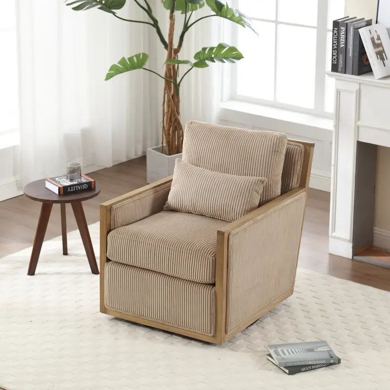 Sillón giratorio de barril Camel Modern 26.8
