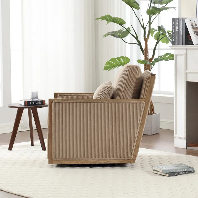 Sillón giratorio de barril Camel Modern 26.8