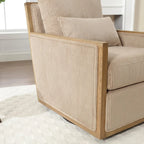 Sillón giratorio de barril Camel Modern 26.8