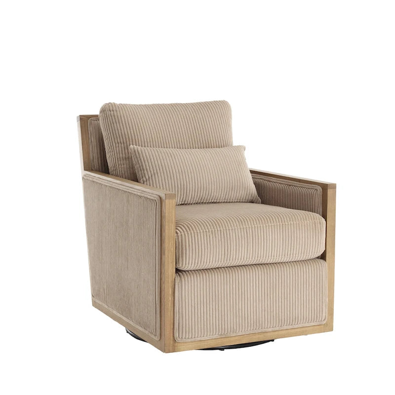 Sillón giratorio de barril Camel Modern 26.8