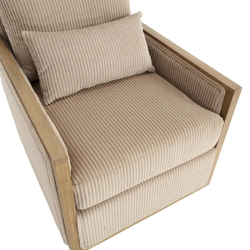 Sillón giratorio de barril Camel Modern 26.8