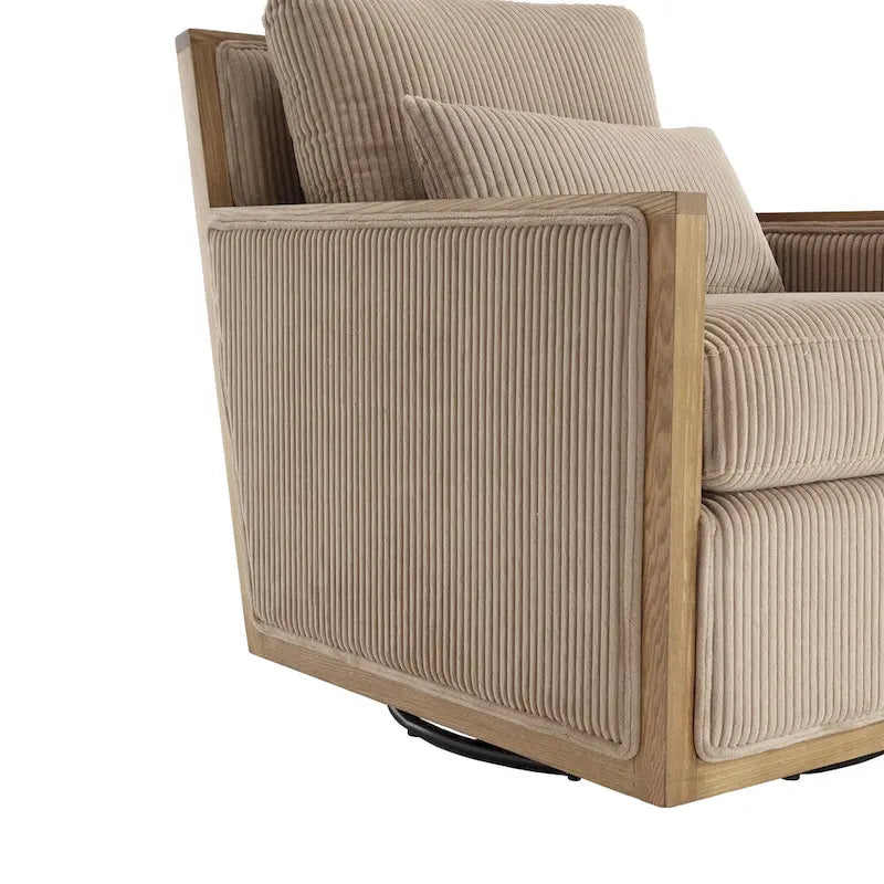 Sillón giratorio de barril Camel Modern 26.8