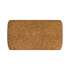 Puf curvo contemporáneo – Boucle y piel vegana, asiento individual