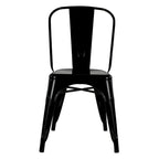 Silla sin brazos estilo café/restaurante industrial OFERTA POR VOLUMEN (Juego de 10)
