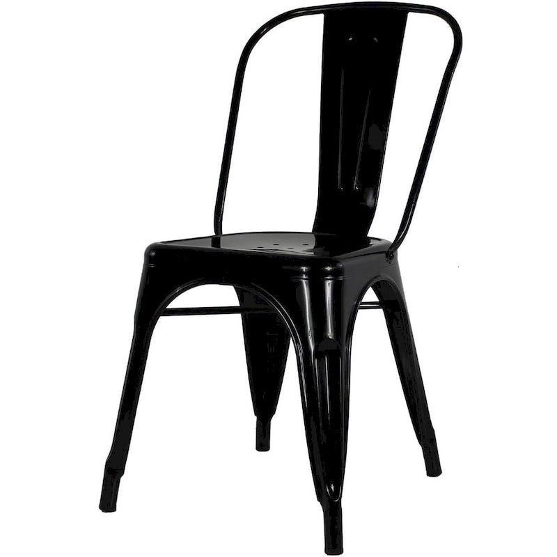 Silla sin brazos estilo café/restaurante industrial OFERTA POR VOLUMEN (Juego de 10)