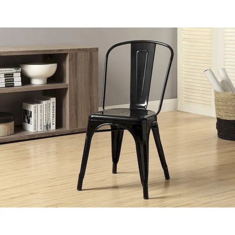 Silla sin brazos estilo café/restaurante industrial OFERTA POR VOLUMEN (Juego de 10)