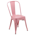 Silla sin brazos estilo café/restaurante industrial OFERTA POR VOLUMEN (Juego de 10)