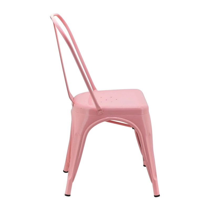 Silla sin brazos estilo café/restaurante industrial OFERTA POR VOLUMEN (Juego de 10)