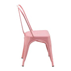 Silla sin brazos estilo café/restaurante industrial OFERTA POR VOLUMEN (Juego de 10)