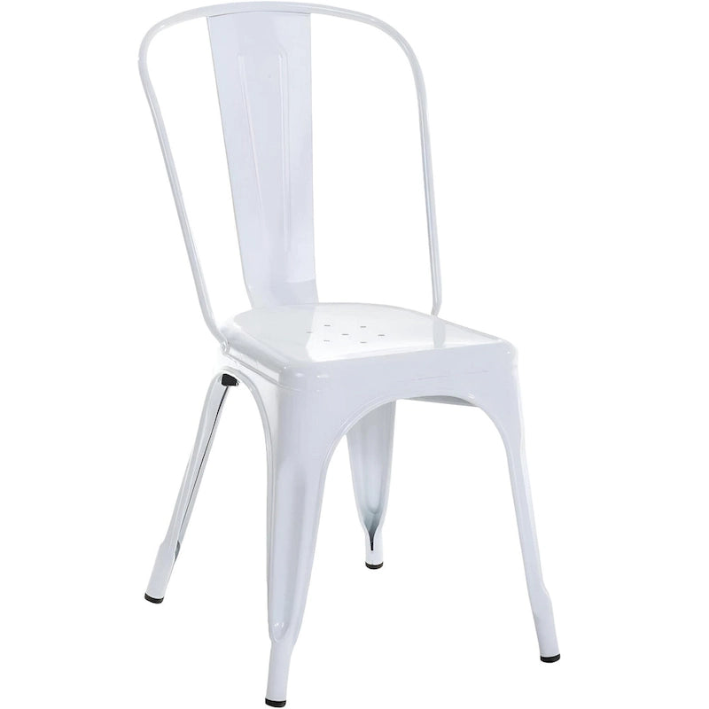 Silla sin brazos estilo café/restaurante industrial OFERTA POR VOLUMEN (Juego de 10)