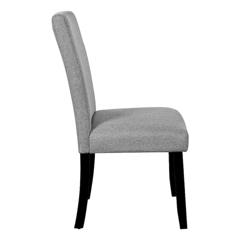 Juego de mesa de comedor redonda de 5 piezas beige/gris y negra, con capacidad para 4 personas