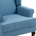 Sillones de realce con orejeras color azul cielo / arándano / camel, juego de 2