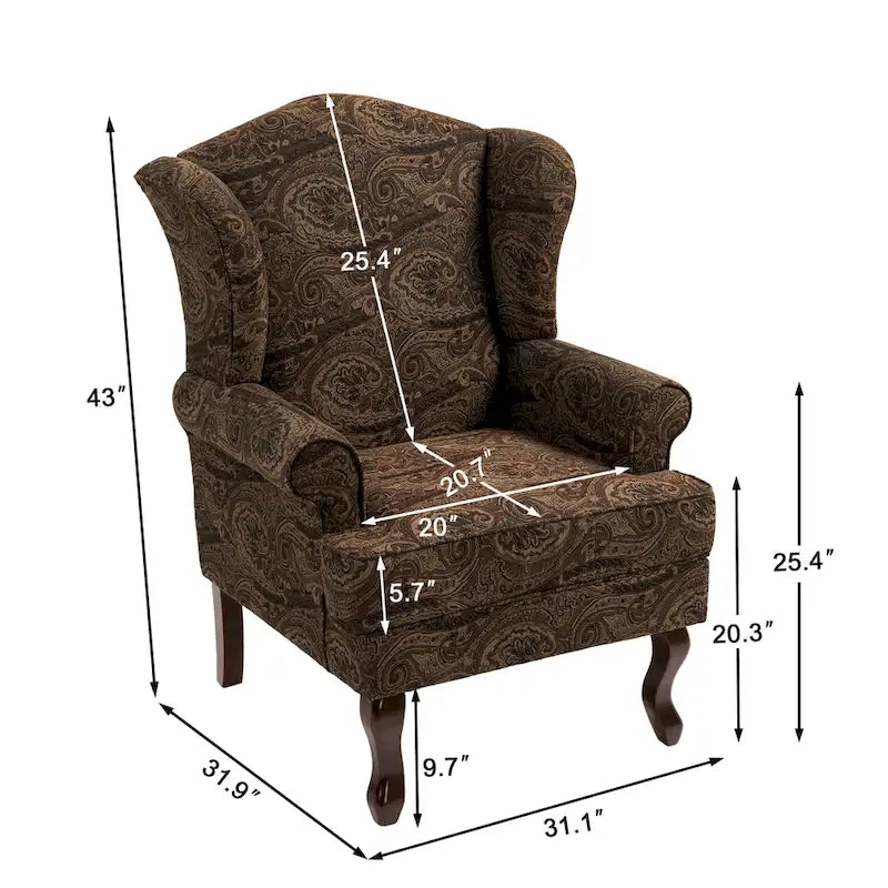 Sillones de realce con orejeras color azul cielo / arándano / camel, juego de 2