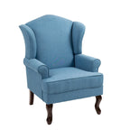 Sillones de realce con orejeras color azul cielo / arándano / camel, juego de 2