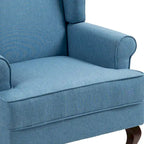 Sillones de realce con orejeras color azul cielo / arándano / camel, juego de 2