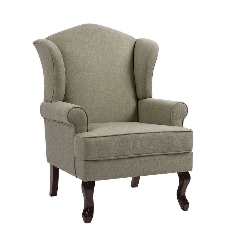Sillones de realce con orejeras color azul cielo / arándano / camel, juego de 2