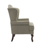Sillones de realce con orejeras color azul cielo / arándano / camel, juego de 2