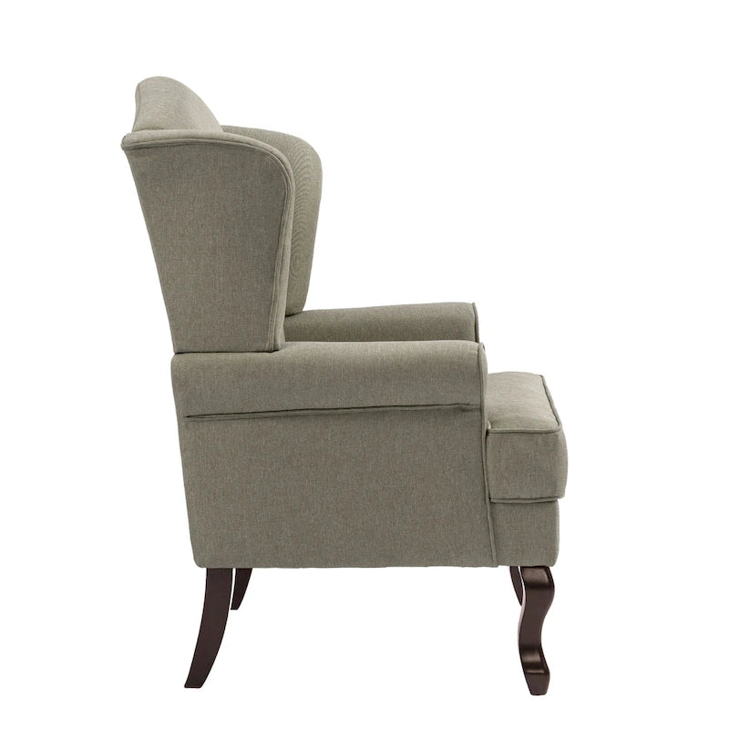 Sillones de realce con orejeras color azul cielo / arándano / camel, juego de 2
