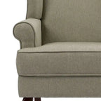 Sillones de realce con orejeras color azul cielo / arándano / camel, juego de 2