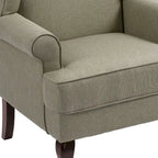 Sillones de realce con orejeras color azul cielo / arándano / camel, juego de 2