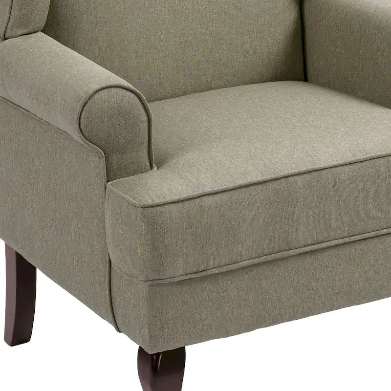 Sillones de realce con orejeras color azul cielo / arándano / camel, juego de 2