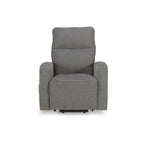 Sillón reclinable eléctrico beis/gris, 1 persona