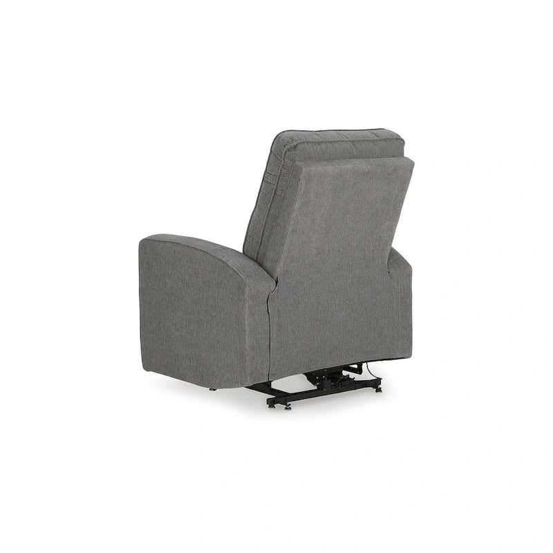 Sillón reclinable eléctrico beis/gris, 1 persona