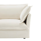 Sofá Modular Seccional de Chenilla con Otomanas, 2–4 Asientos (Azul / Negro / Crema / Verde)
