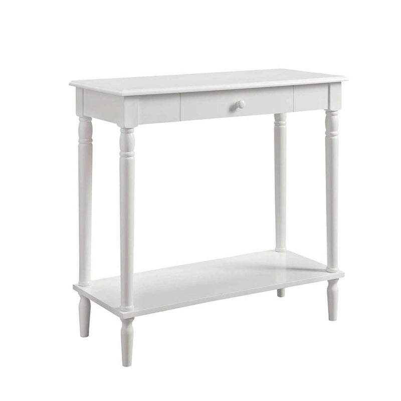 Mesa de Entrada de 1 Cajón con Estante – Varios Colores, Almacenamiento de 2 Niveles