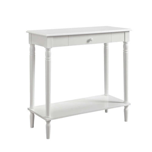 Mesa de Entrada de 1 Cajón con Estante – Varios Colores, Almacenamiento de 2 Niveles