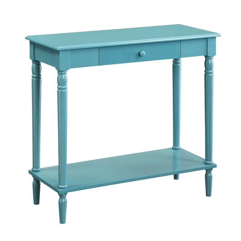 Mesa de Entrada de 1 Cajón con Estante – Varios Colores, Almacenamiento de 2 Niveles