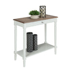 Mesa de Entrada de 1 Cajón con Estante – Varios Colores, Almacenamiento de 2 Niveles