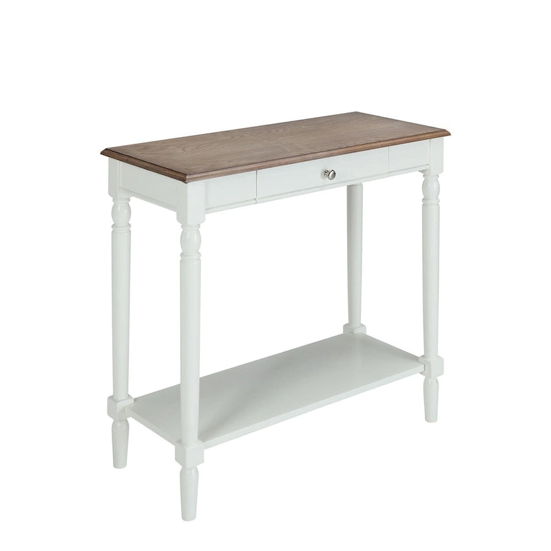 Mesa de Entrada de 1 Cajón con Estante – Varios Colores, Almacenamiento de 2 Niveles