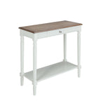 Mesa de Entrada de 1 Cajón con Estante – Varios Colores, Almacenamiento de 2 Niveles