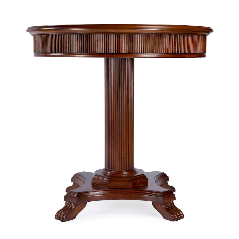 Mesa de recibidor con pedestal acanalado Ellsworth 36