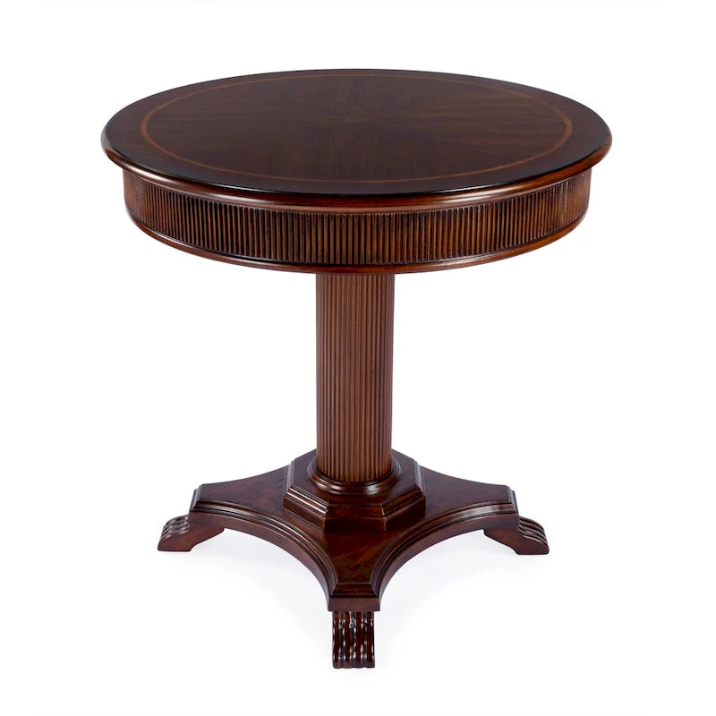 Mesa de recibidor con pedestal acanalado Ellsworth 36