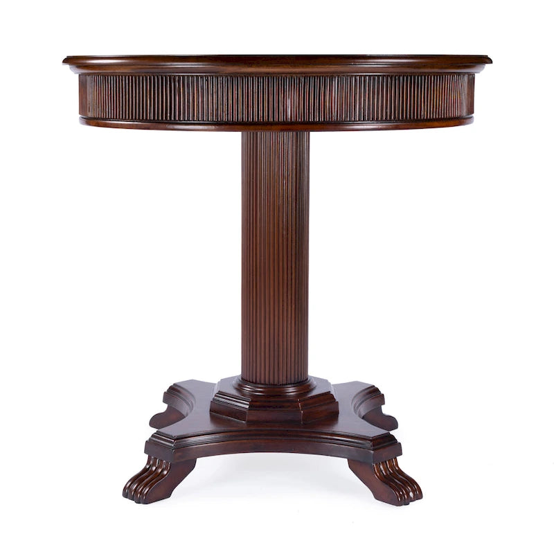 Mesa de recibidor con pedestal acanalado Ellsworth 36