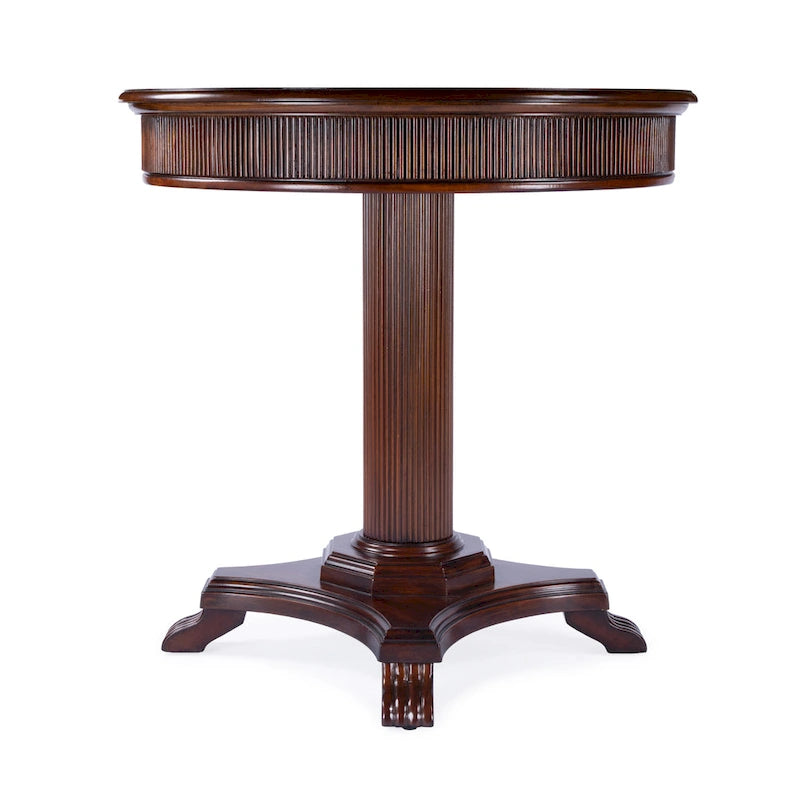 Mesa de recibidor con pedestal acanalado Ellsworth 36