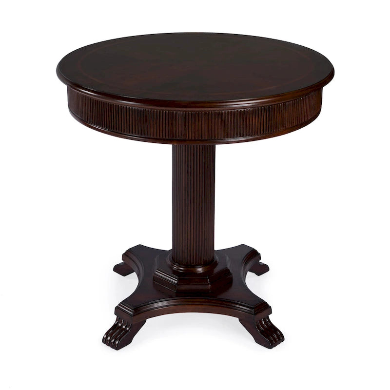 Mesa de recibidor con pedestal acanalado Ellsworth 36