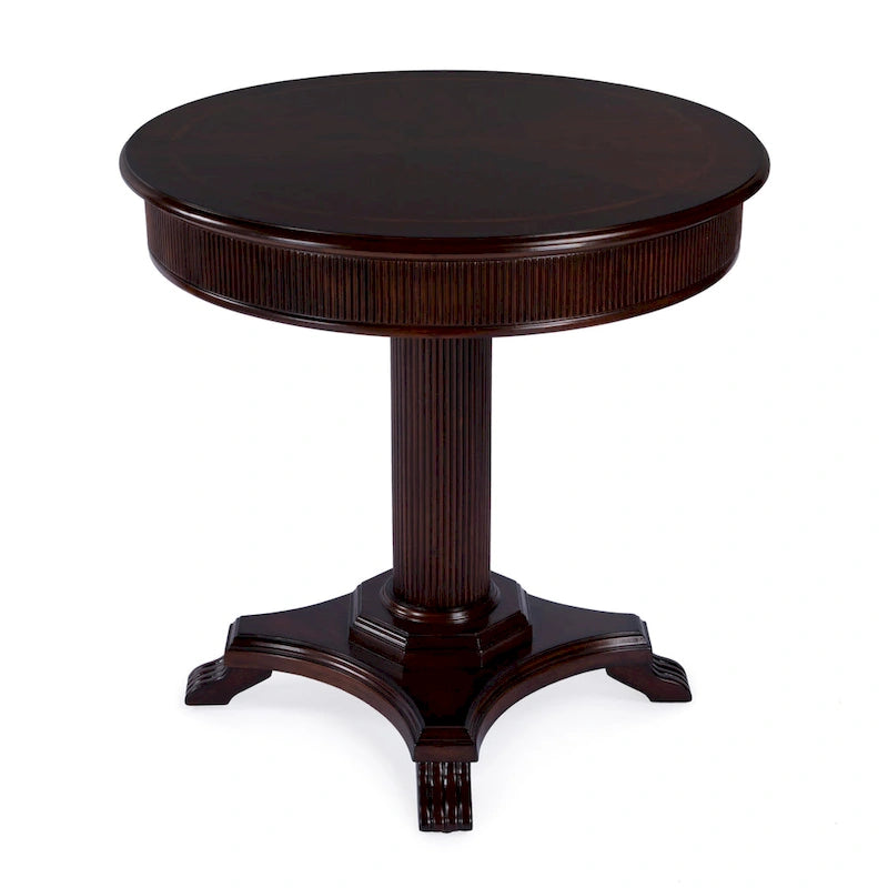 Mesa de recibidor con pedestal acanalado Ellsworth 36