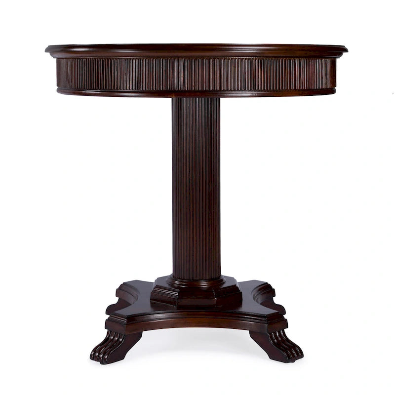 Mesa de recibidor con pedestal acanalado Ellsworth 36