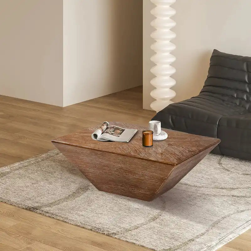 Mesa de centro estilo retro, adecuada para sala de estar, oficina y comedor