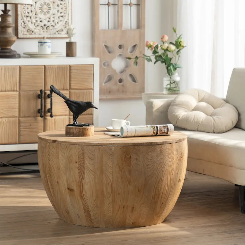 Mesa de centro estilo retro, adecuada para sala de estar, oficina y comedor