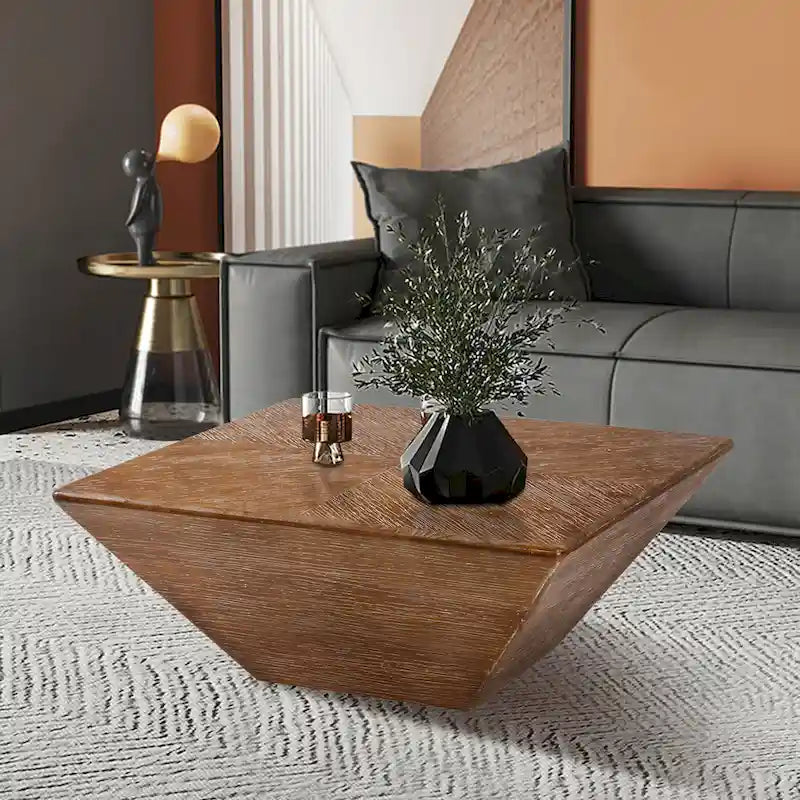 Mesa de centro estilo retro, adecuada para sala de estar, oficina y comedor