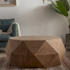 Mesa de centro estilo retro, adecuada para sala de estar, oficina y comedor