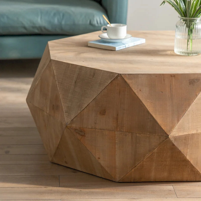Mesa de centro estilo retro, adecuada para sala de estar, oficina y comedor