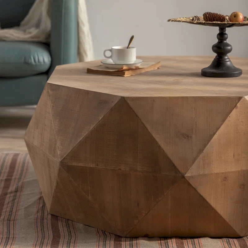 Mesa de centro estilo retro, adecuada para sala de estar, oficina y comedor
