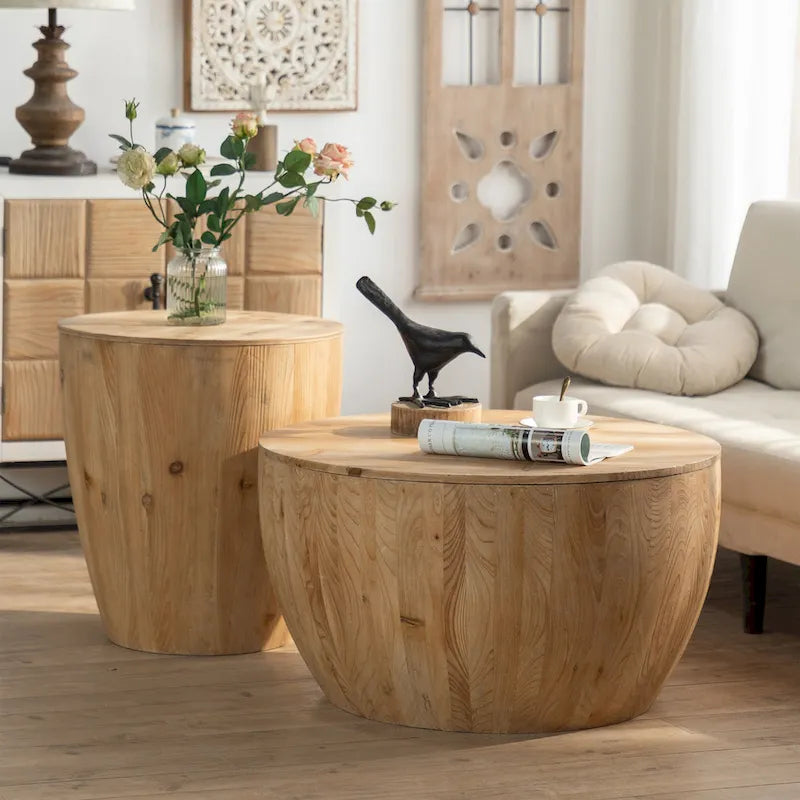 Mesa de centro estilo retro, adecuada para sala de estar, oficina y comedor