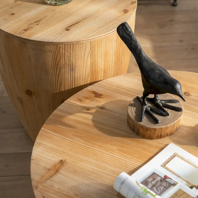 Mesa de centro estilo retro, adecuada para sala de estar, oficina y comedor